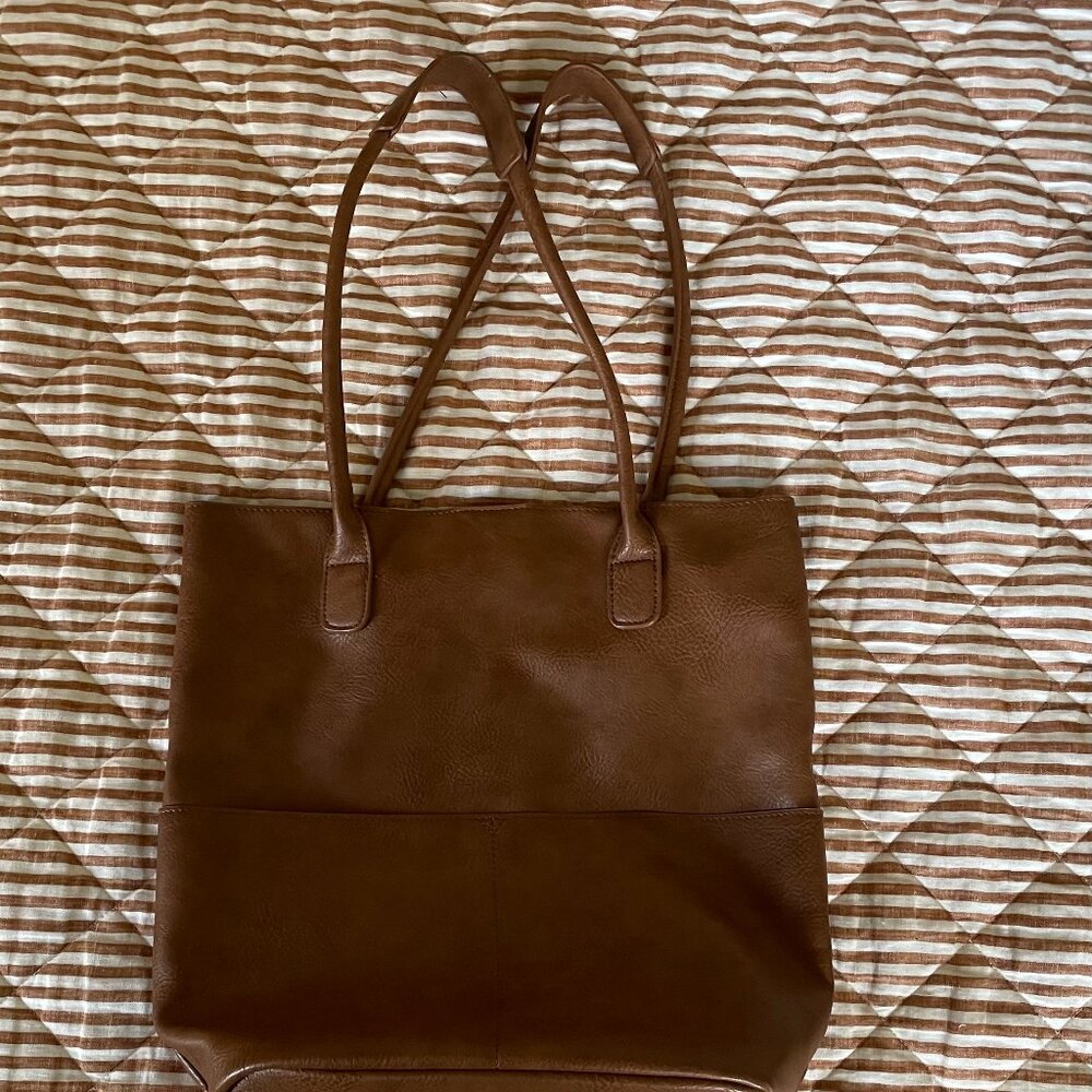 Brown tote